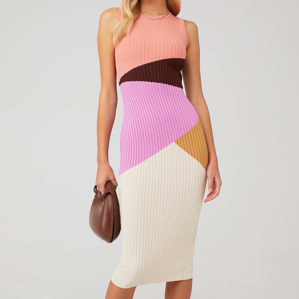 MINKPINK Evie Knit Sleeveless
Midi Dress